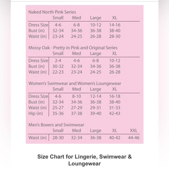 Mossy Oak Black Baby Doll Lingerie Set Medium NWT - Picture 8 of 8